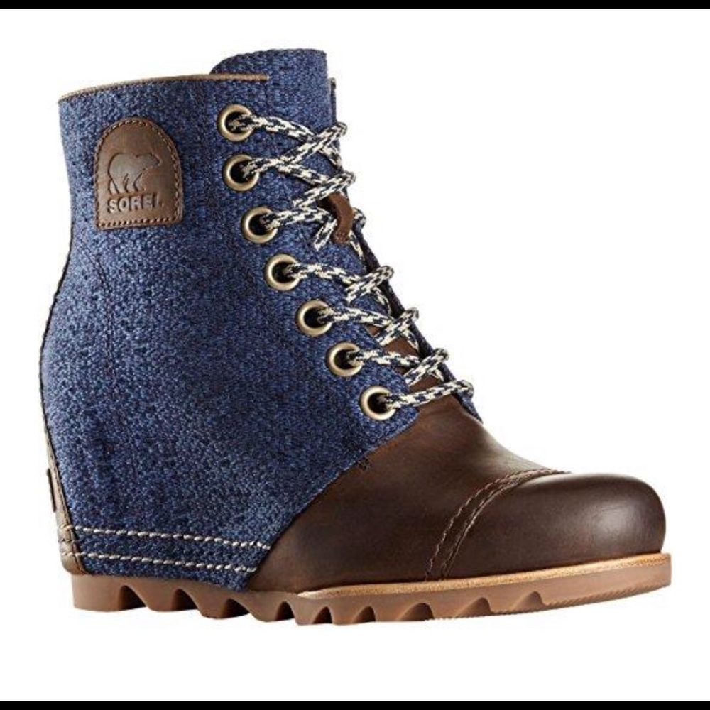 Sorel 1964 premium wedge bootie - Saddle